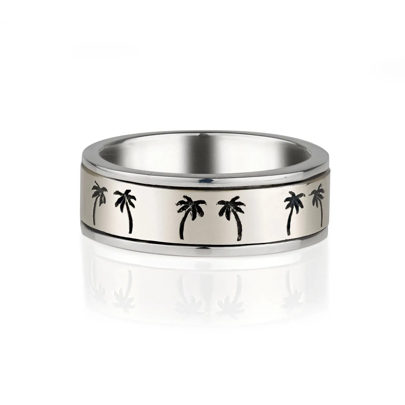 Oasis Palm Spinning Ring