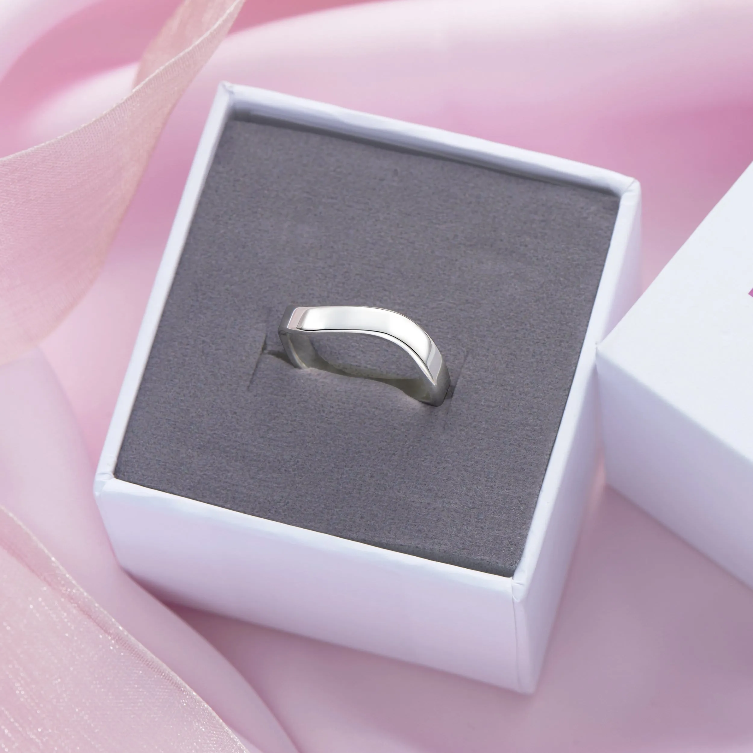 Ocean Wave Rings Sterling Silver