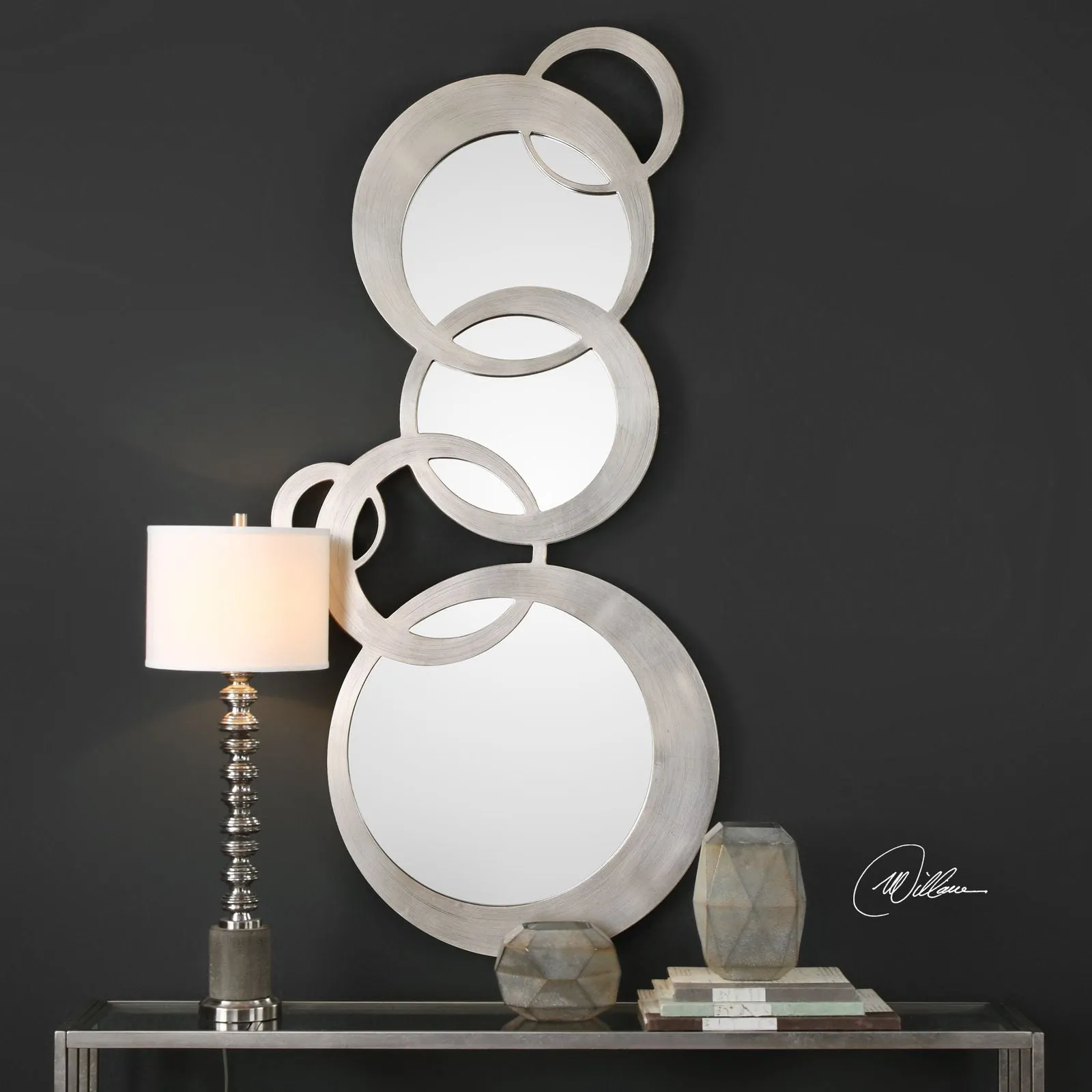 Odiana Silver Rings Modern Mirror | Uttermost