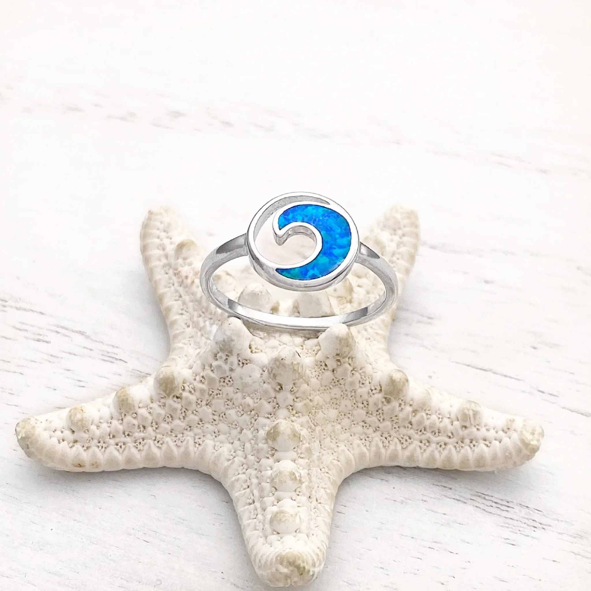 Opal Rip Curl Ring