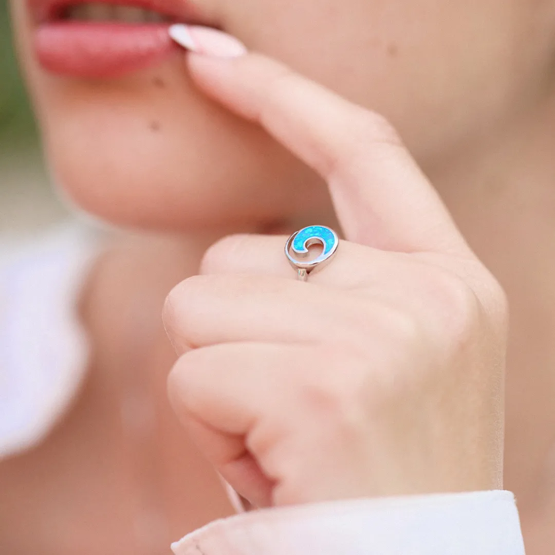 Opal Rip Curl Ring