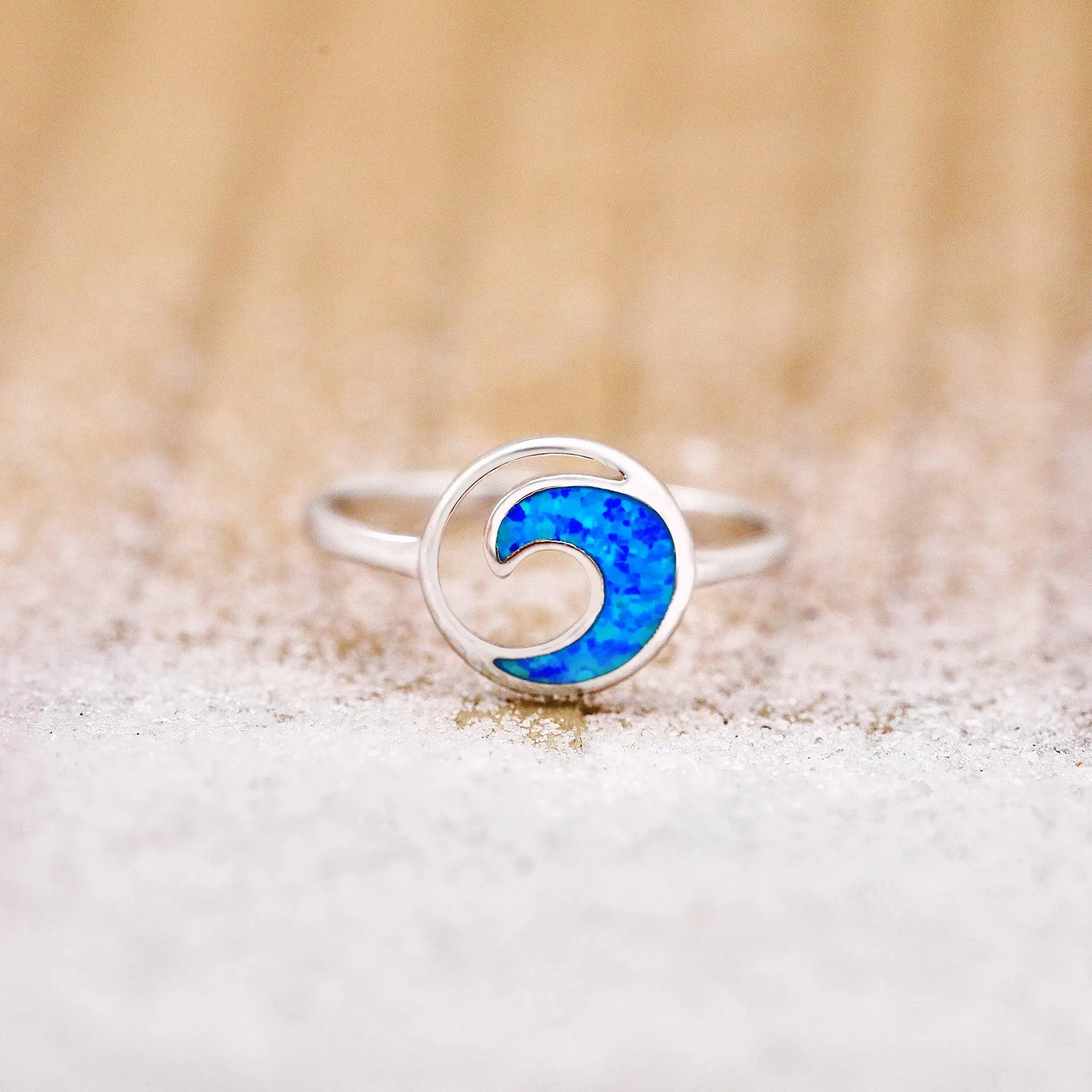 Opal Rip Curl Ring