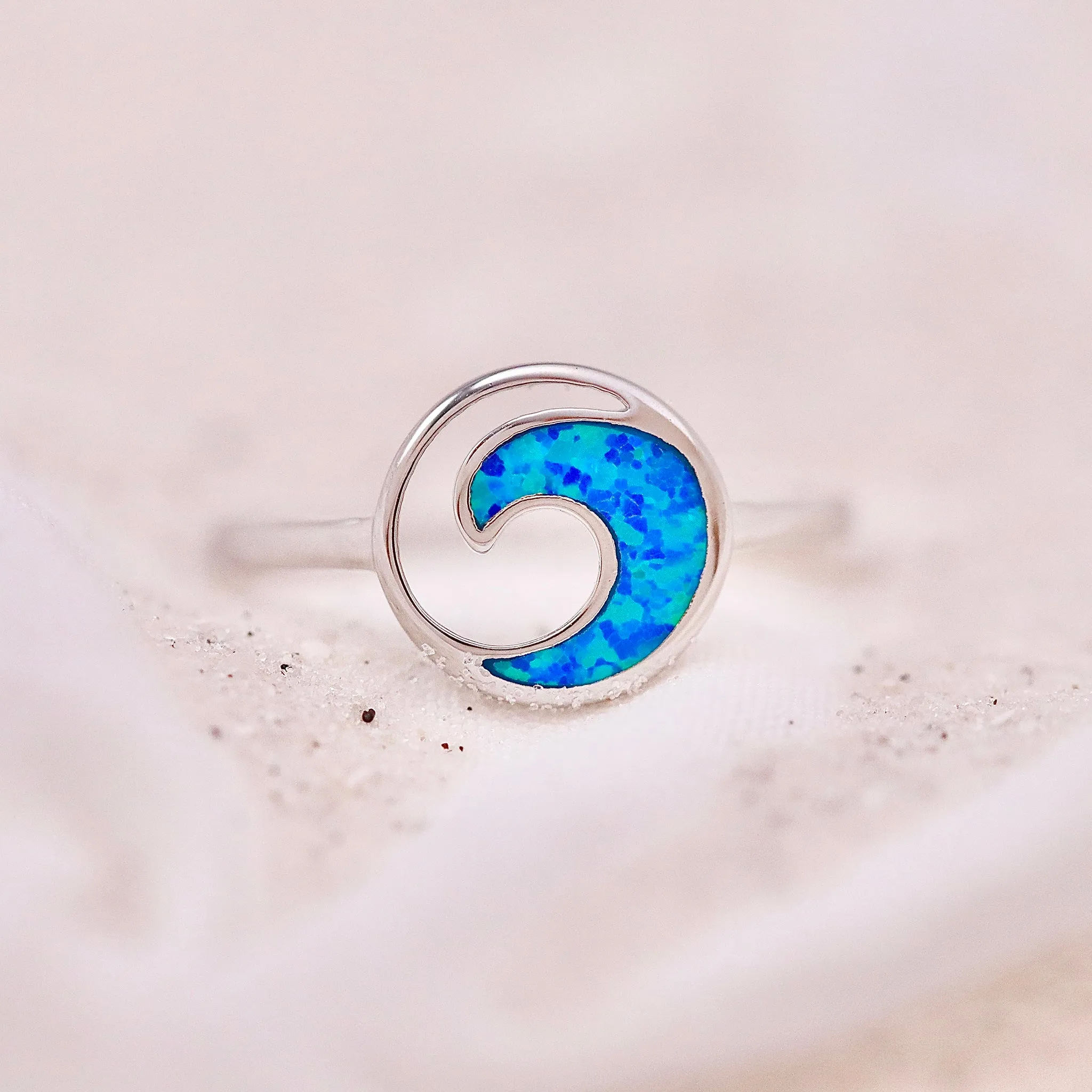 Opal Rip Curl Ring