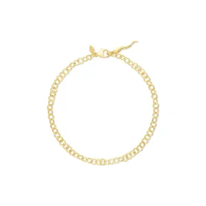 Open Link Lucky Horn Anklet