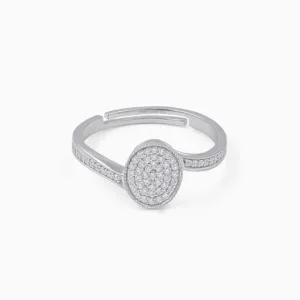 Oval Shape 925 Sterling Silver Ring
