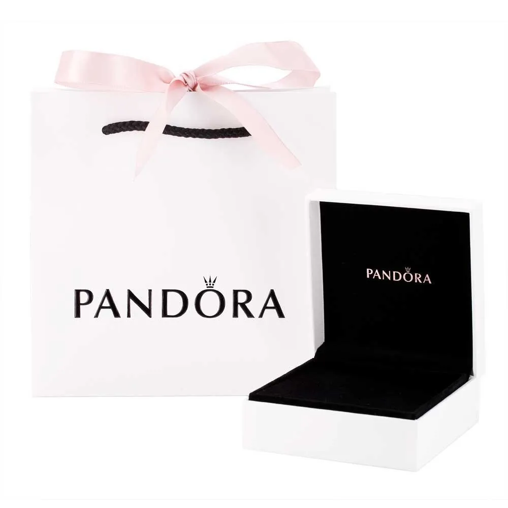 Pandora Round Sparkle Halo Necklace