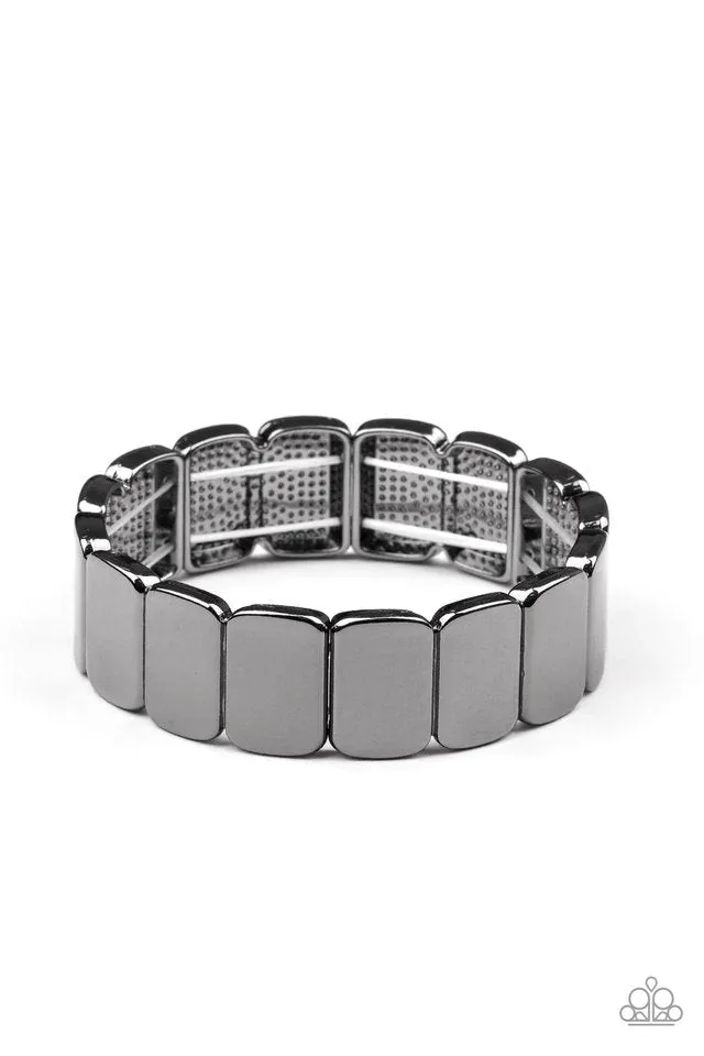 Paparazzi Bracelet ~ Retro Effect - Black