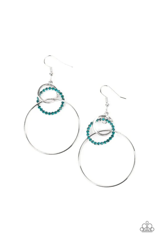 Paparazzi Earring ~ In An Orderly Fashion - Blue