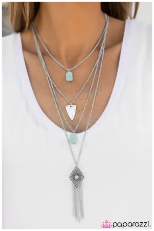 Paparazzi Necklace ~ A Gypsy Soul - Blue