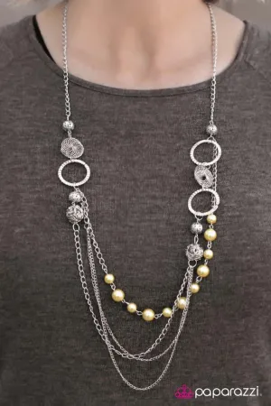 Paparazzi Necklace ~ Ready for Romance - Yellow