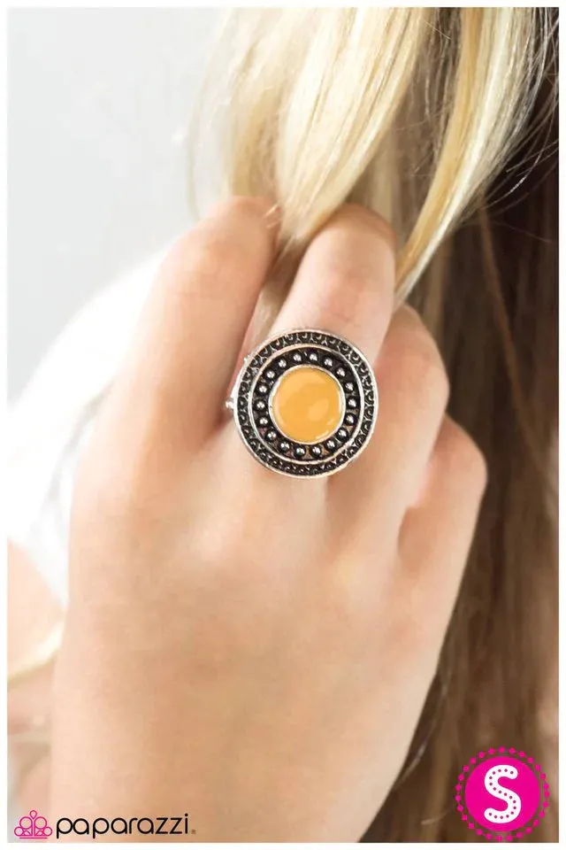 Paparazzi Ring ~ Wild Mustang - Yellow
