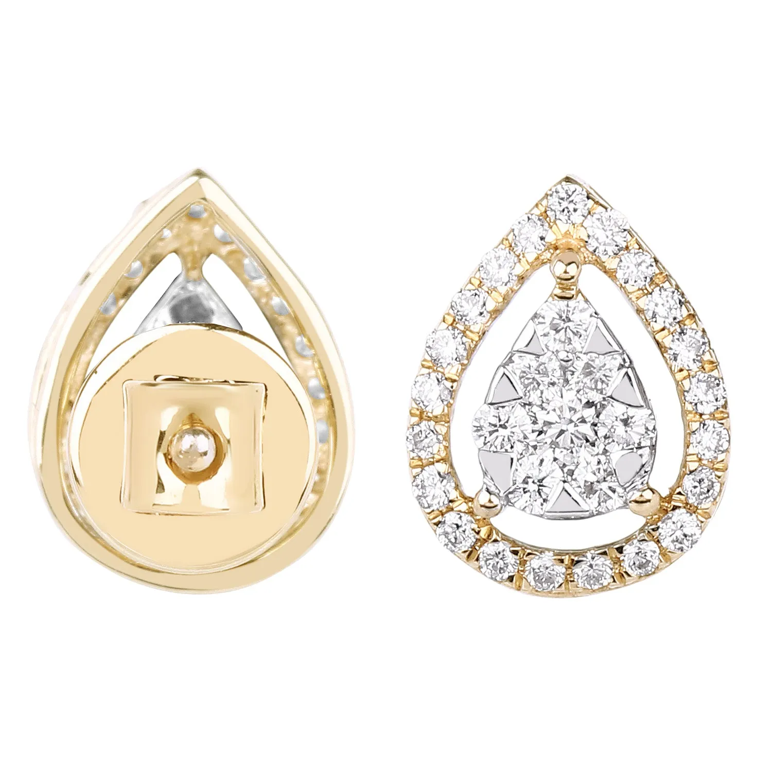 Pear illusion Earrings For Women : IJER0089