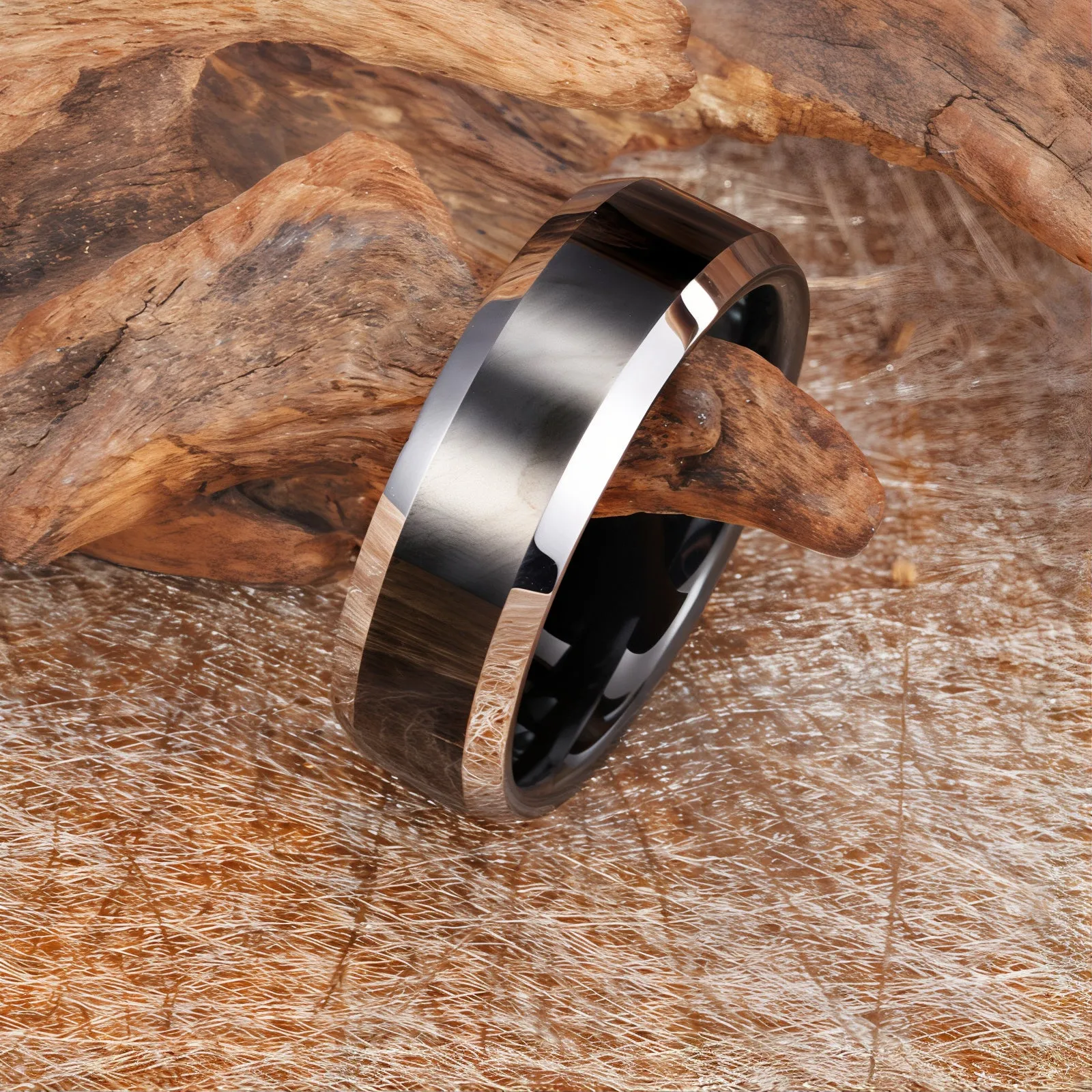 Personalized Men's Wedding Band – Custom Engraved Ring for Him