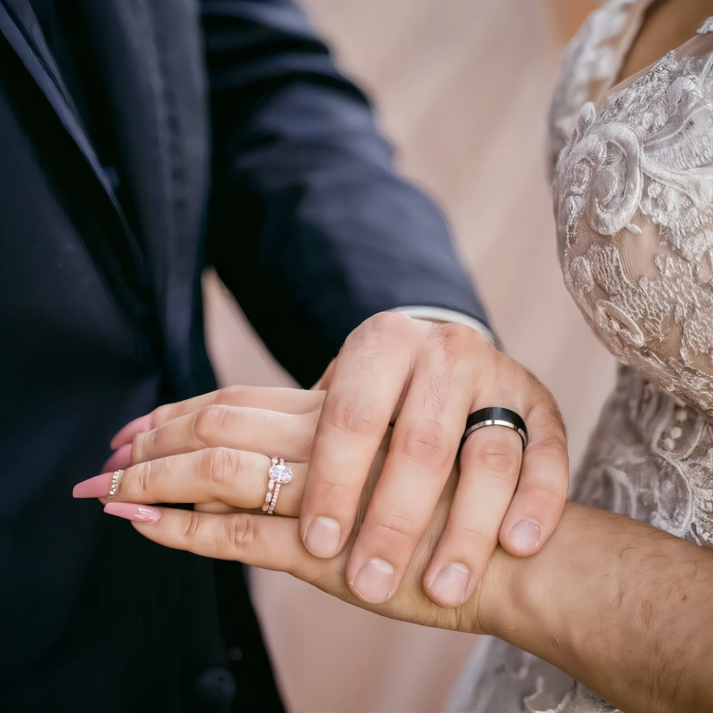 Personalized Men's Wedding Band – Custom Engraved Ring for Him
