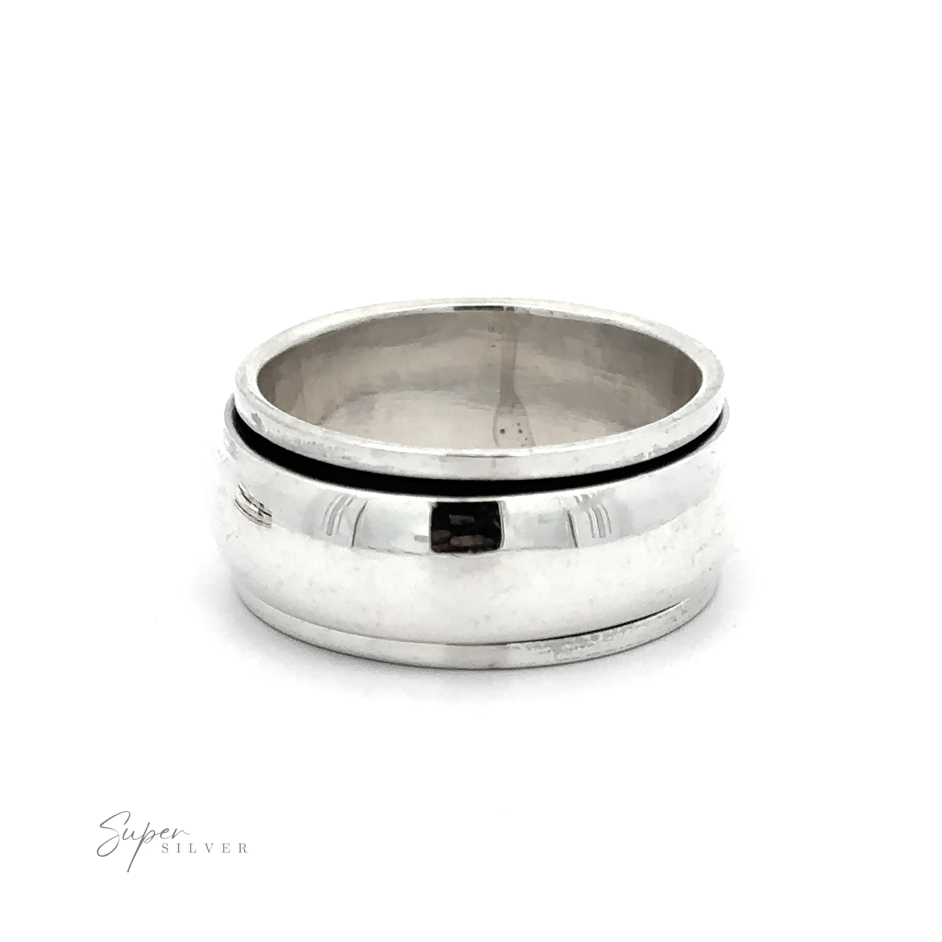 Plain Rounded Spinner Ring