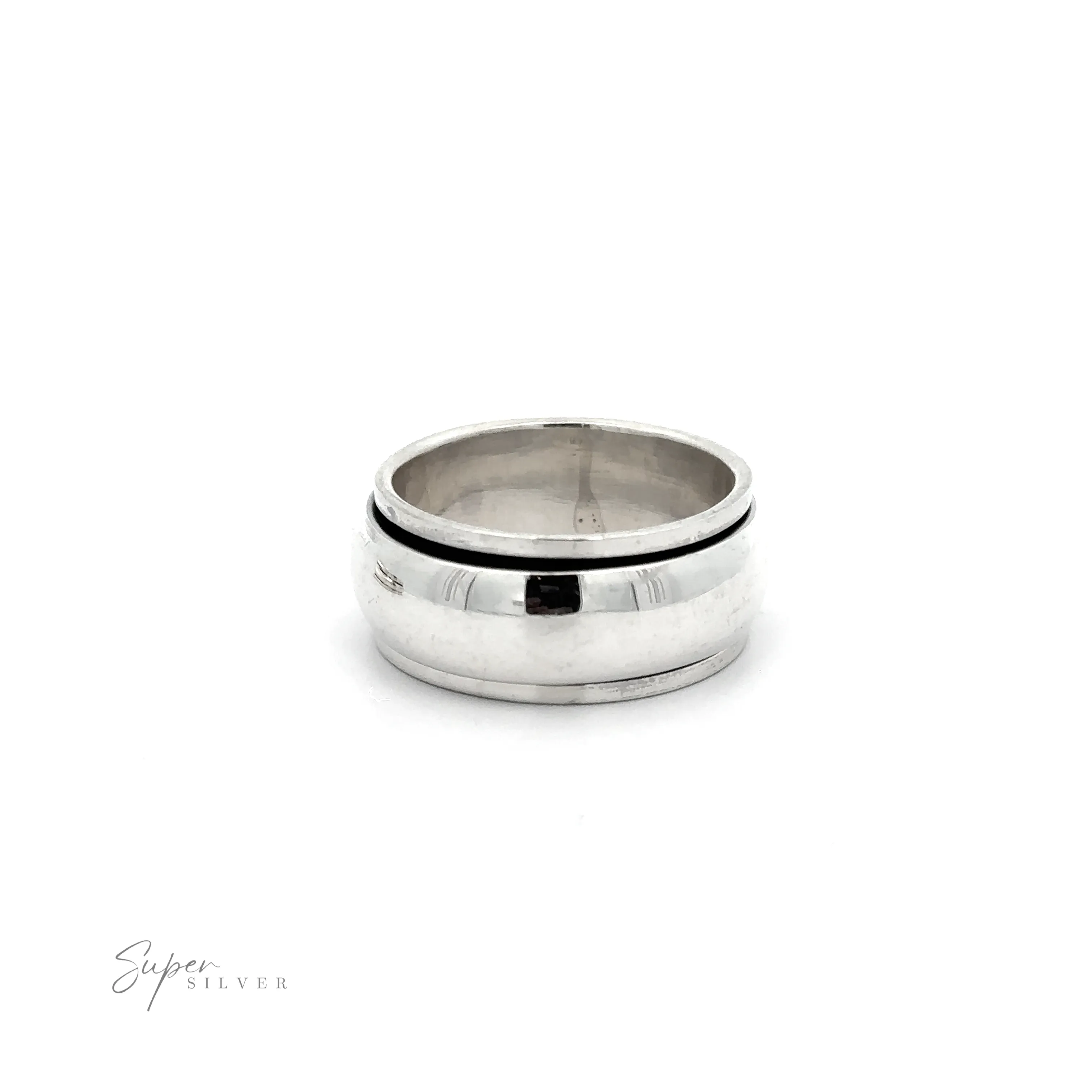 Plain Rounded Spinner Ring