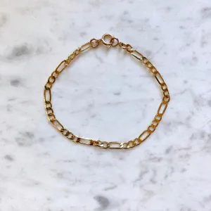 Protextor Parrish Figaro Bracelet in Gold