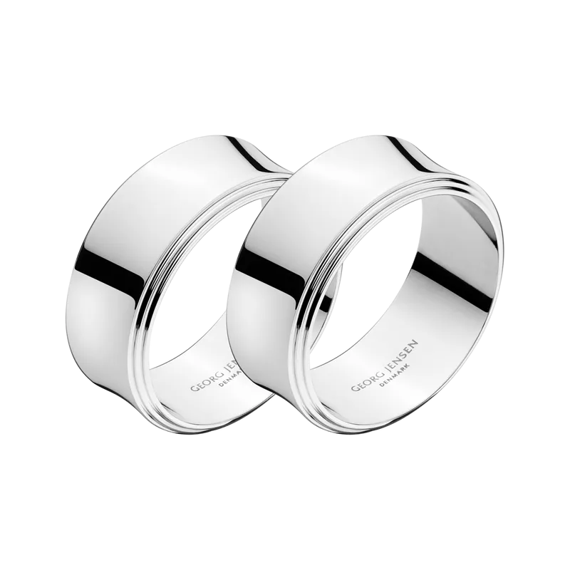Pyramid Napkin Rings, 2pcs
