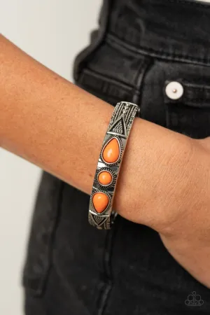 Radiant Ruins - Orange Paparazzi Bracelet