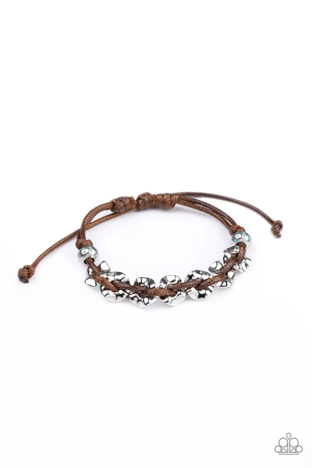 Ride The Rails - Brown Paparazzi Urban Bracelet