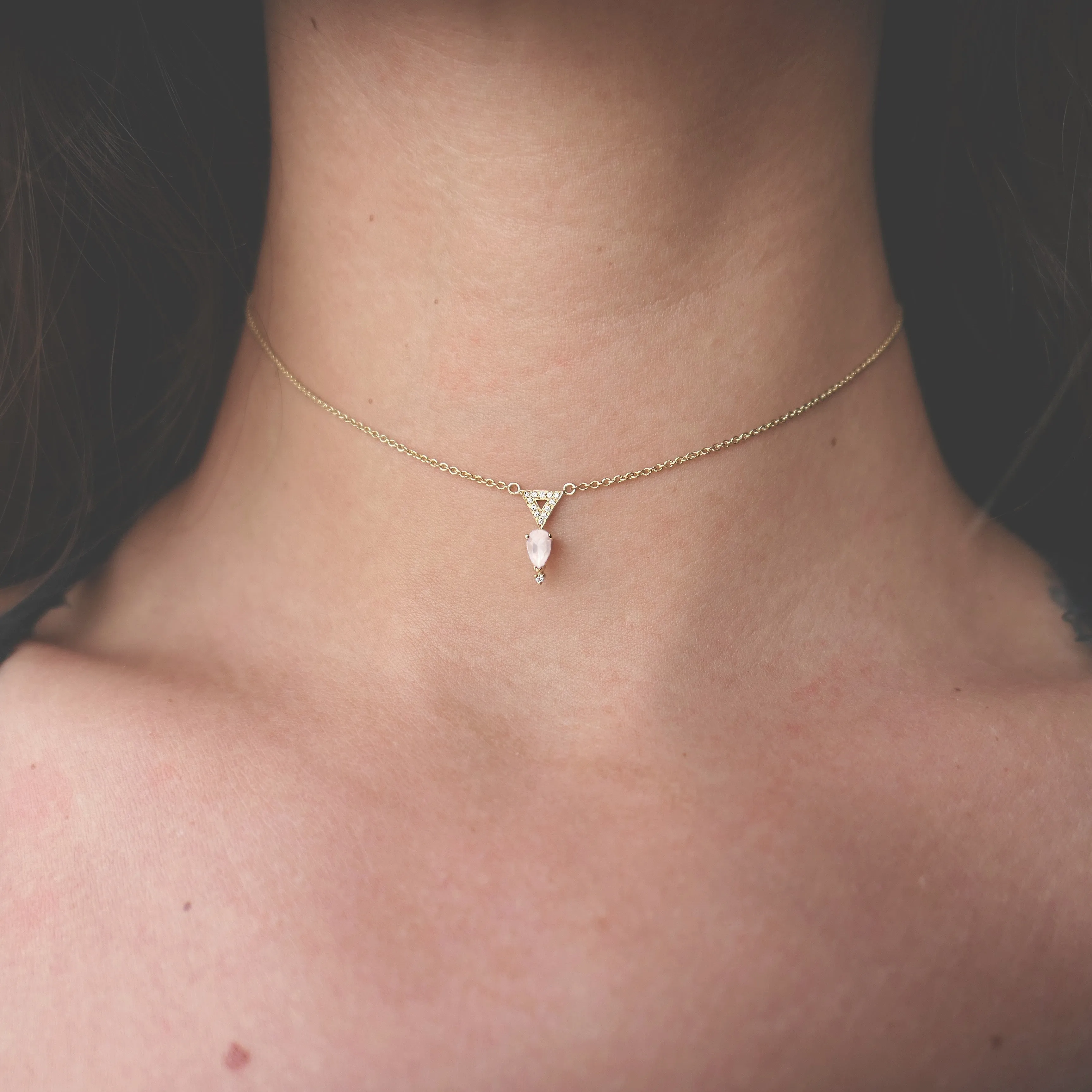 Rose Quartz Ethereal Necklace