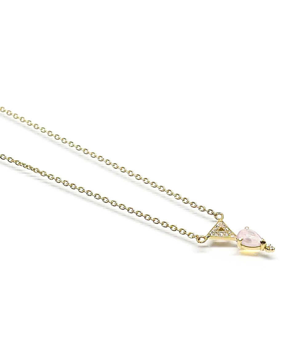 Rose Quartz Ethereal Necklace