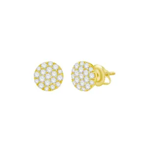 Round Diamond Earrings (14K)