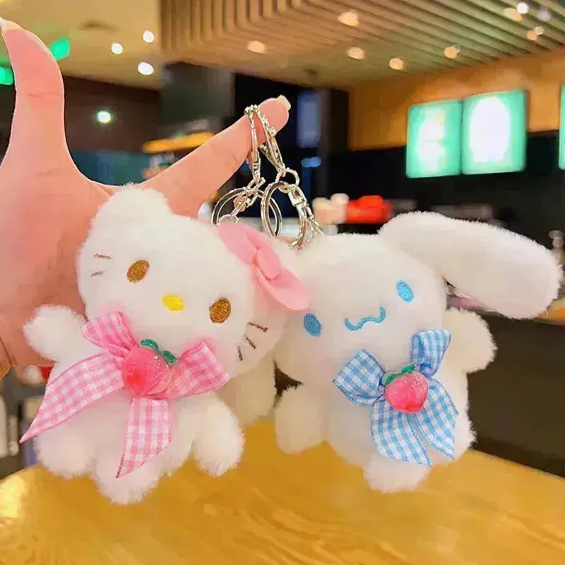 Sanrio Character Ribbon Plush Pendants