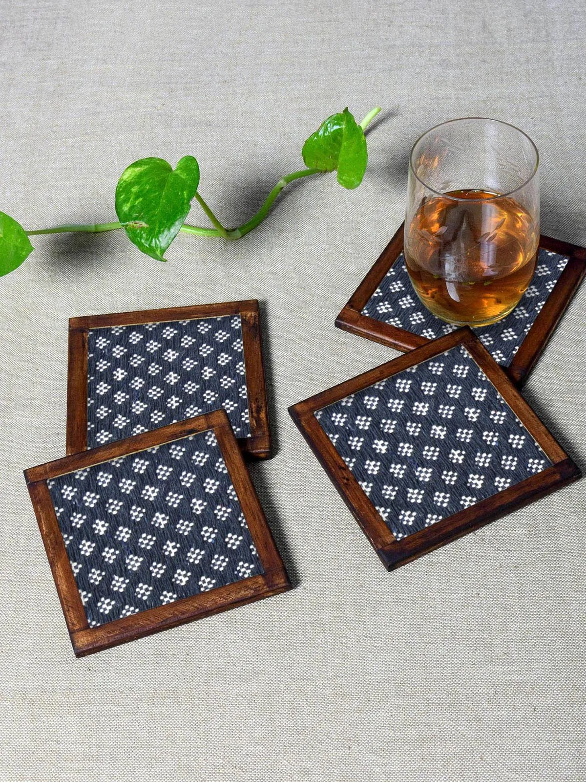 Sapphire Breeze Cotton  Coaster