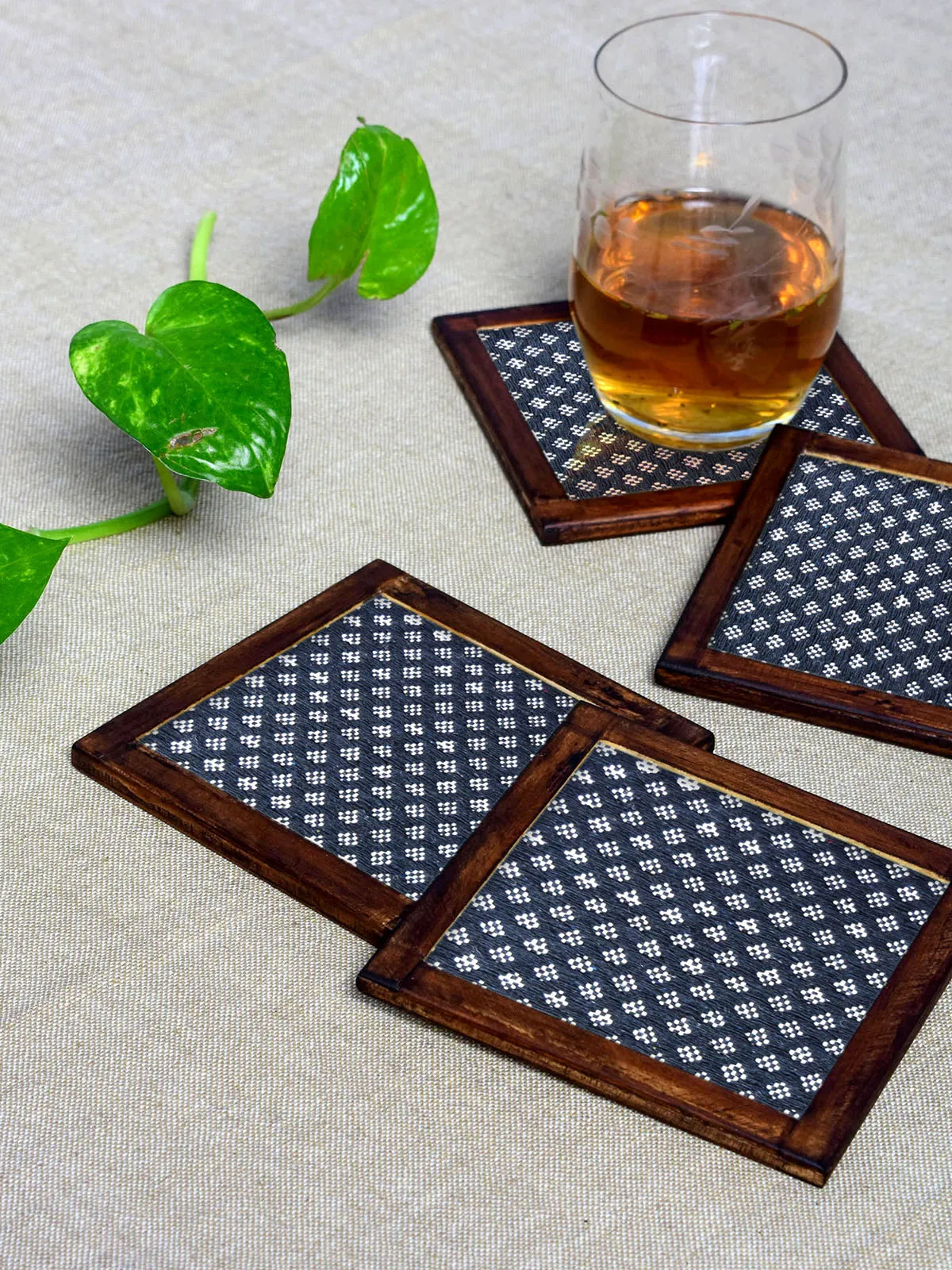Sapphire Breeze Cotton  Coaster