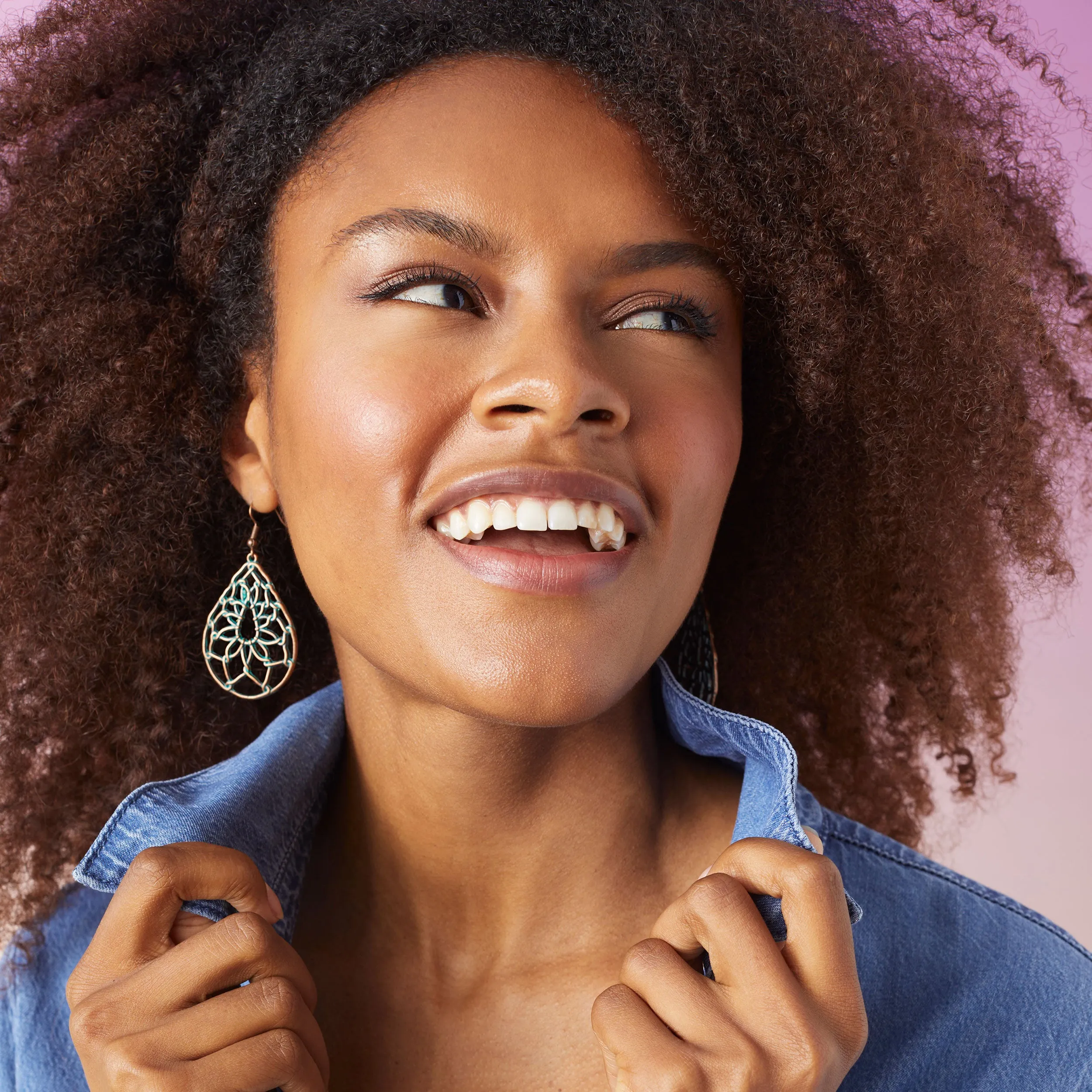 Sedona Flower Teardrop Earrings