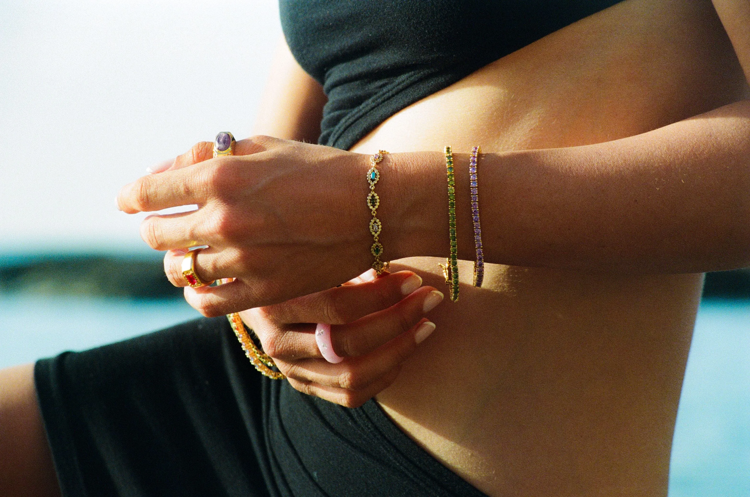 Serena bracelet - Olive