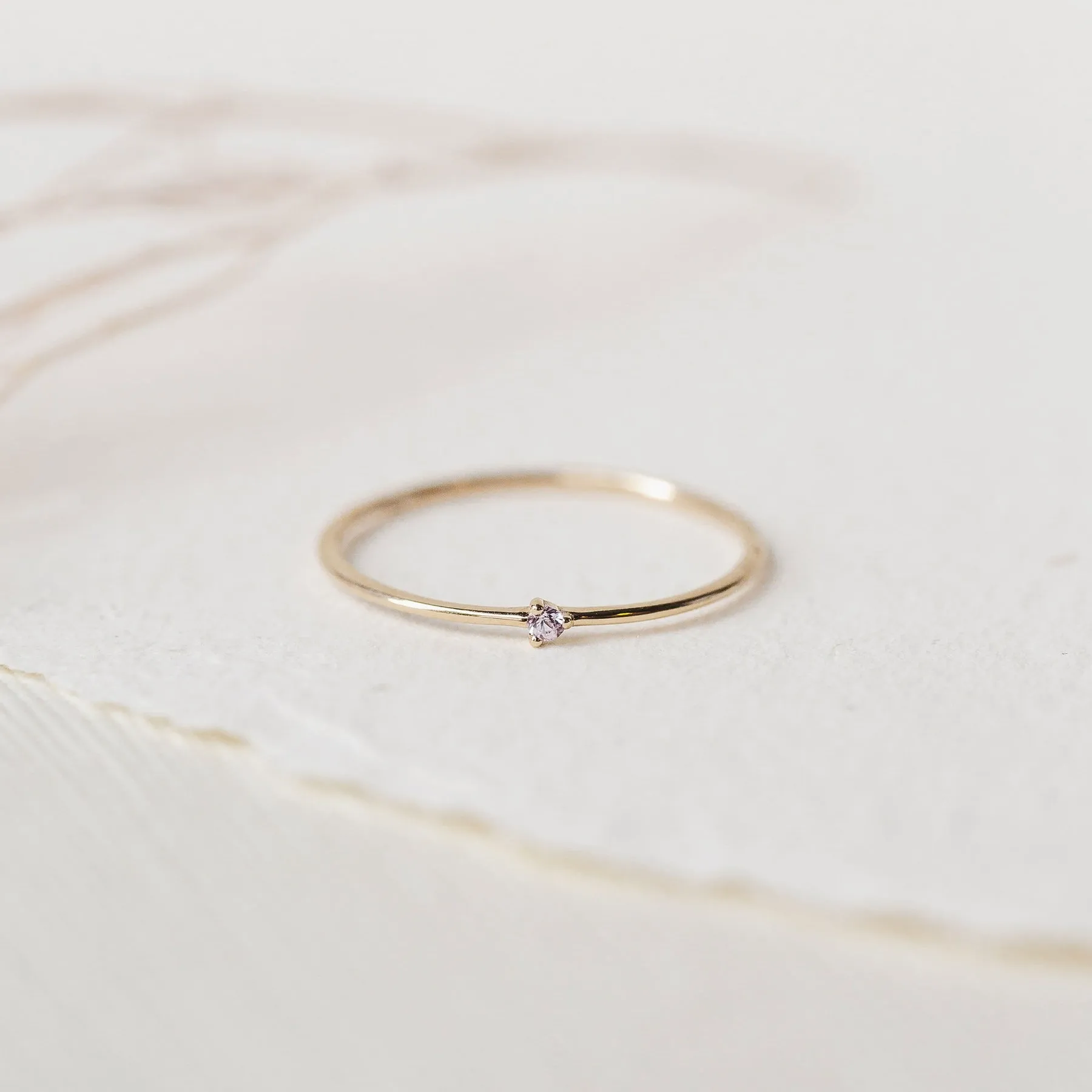 Serendipity Lavender Sapphire Ring (14K Gold   Lavender Sapphire)