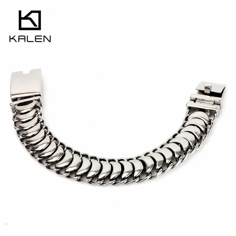 Shiny Bracelets Bike Chain Bracelets Fashion Male Accessories