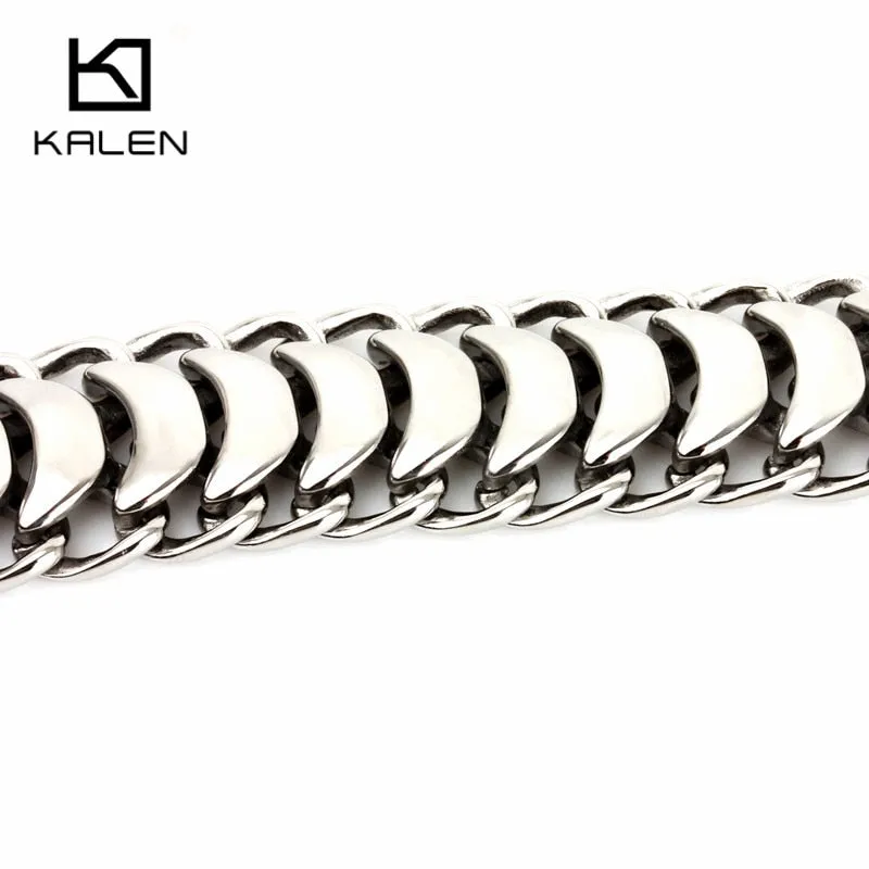 Shiny Bracelets Bike Chain Bracelets Fashion Male Accessories