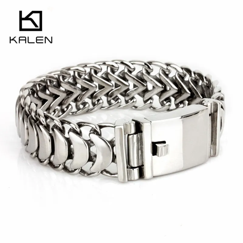 Shiny Bracelets Bike Chain Bracelets Fashion Male Accessories