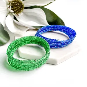 Shiny Twisted Bead Bracelet