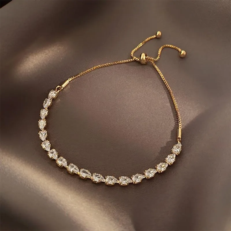 Simple Luxury Shiny AAA  Cubic Zirconia Diamonds Elegant Bracelet