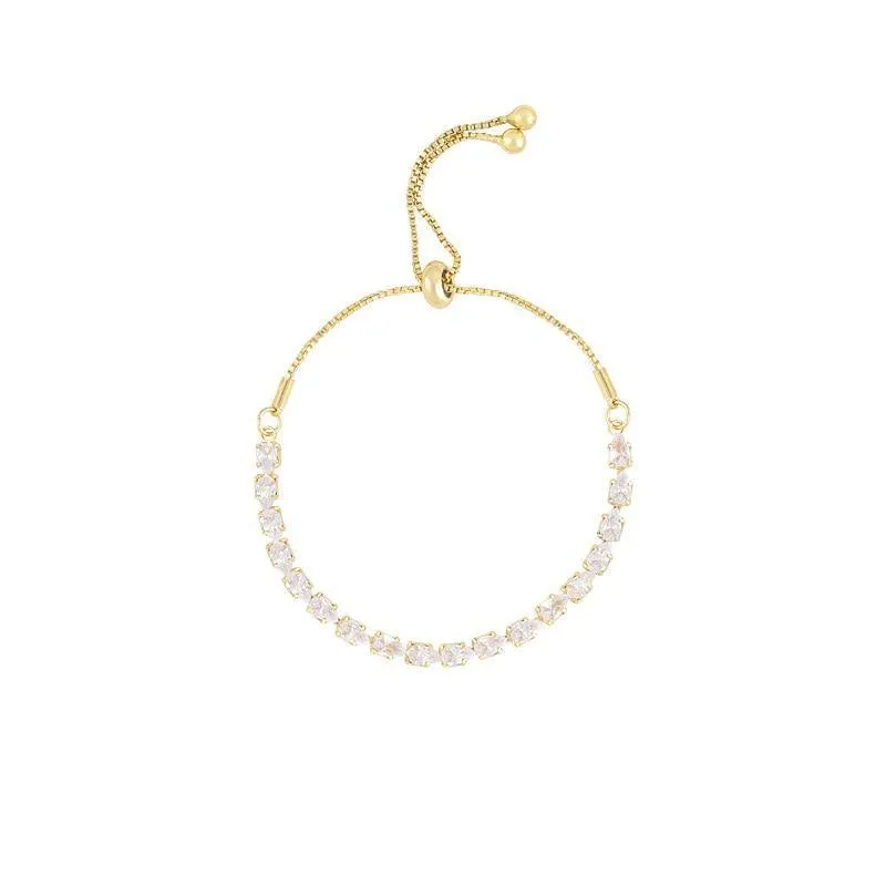 Simple Luxury Shiny AAA  Cubic Zirconia Diamonds Elegant Bracelet