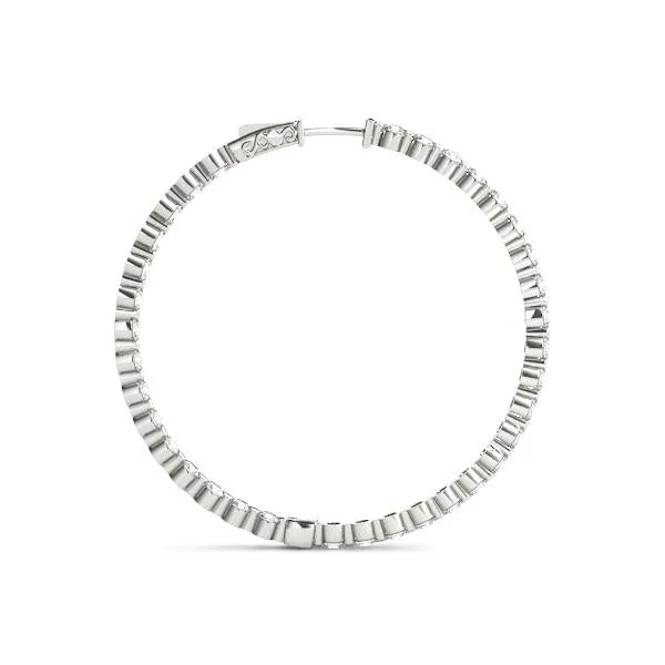 Single Prong Hoop Earring