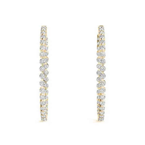 Single Prong Hoop Earring
