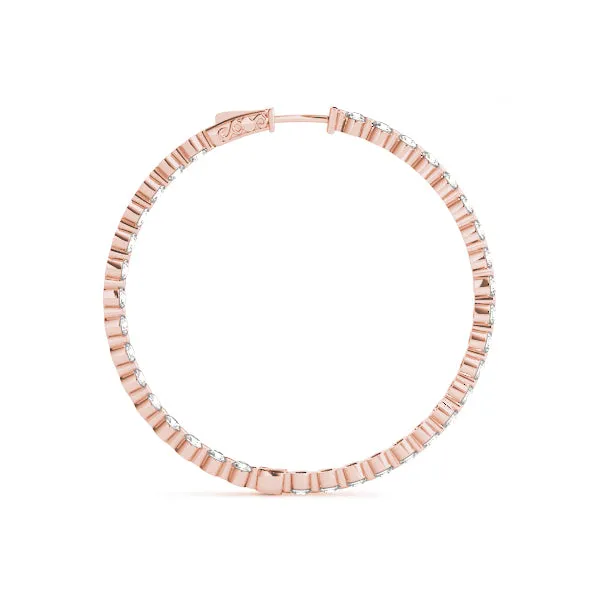 Single Prong Hoop Earring