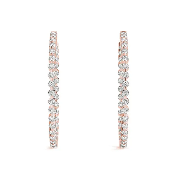 Single Prong Hoop Earring