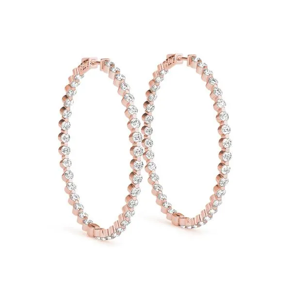 Single Prong Hoop Earring