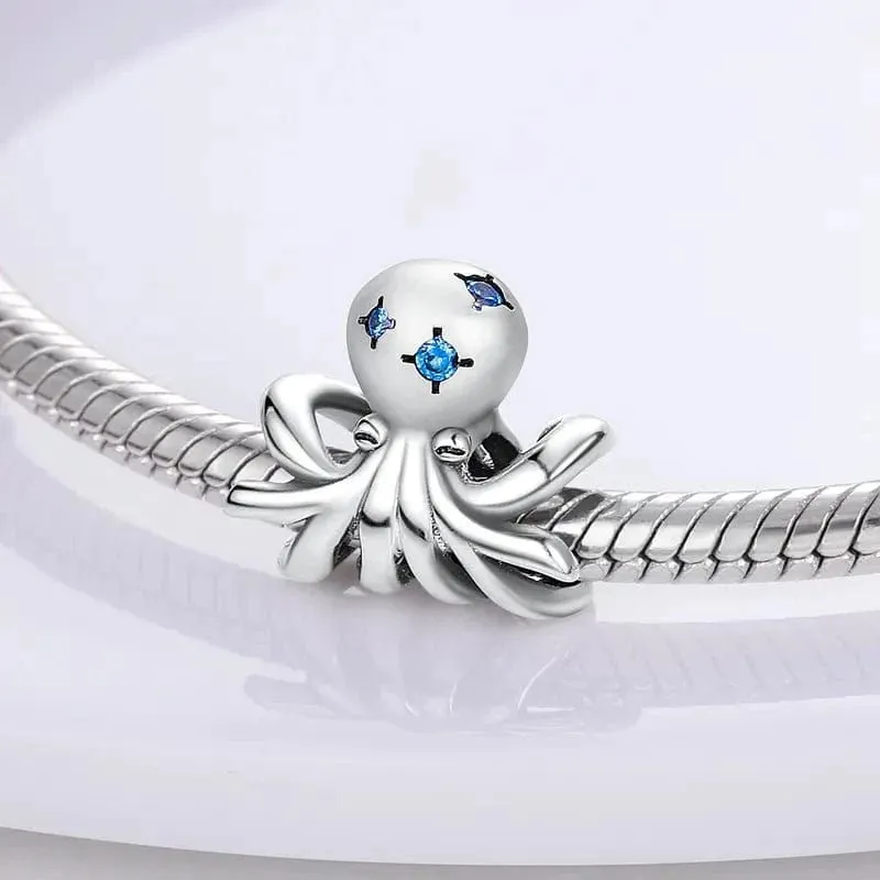 Smilling Octopus Charm