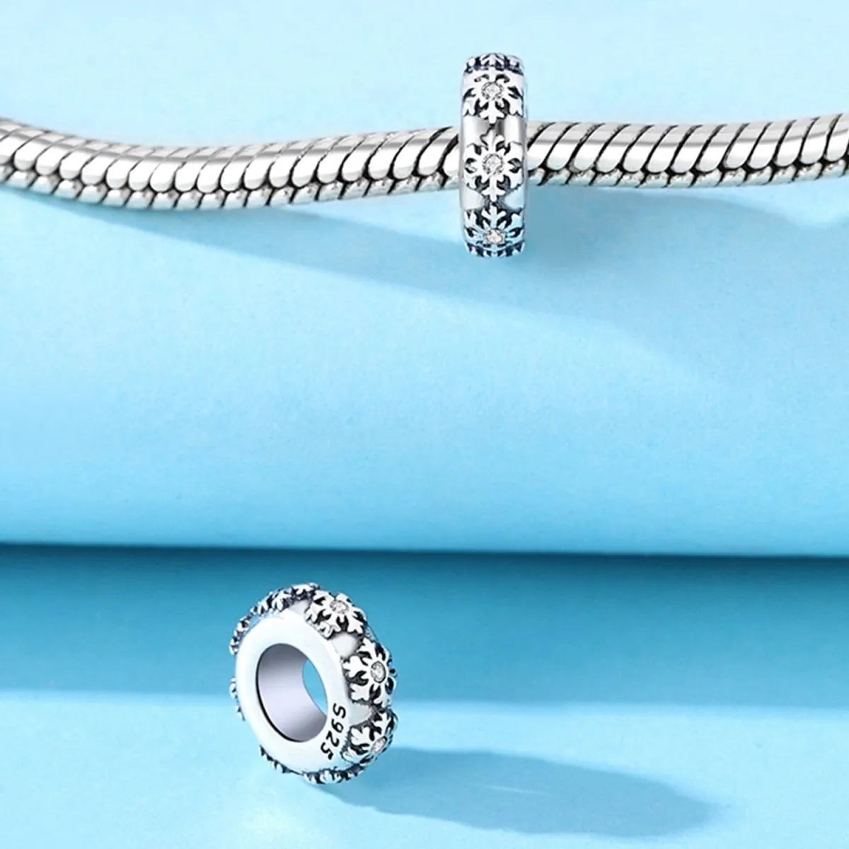Snowflake Spacer Charm