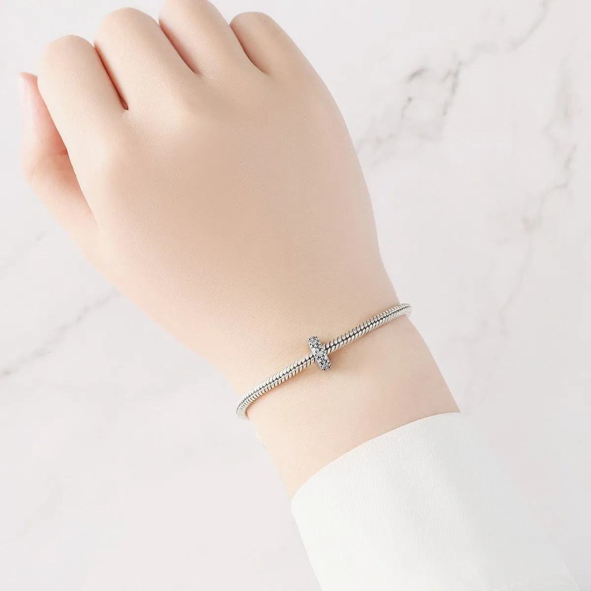 Snowflake Spacer Charm