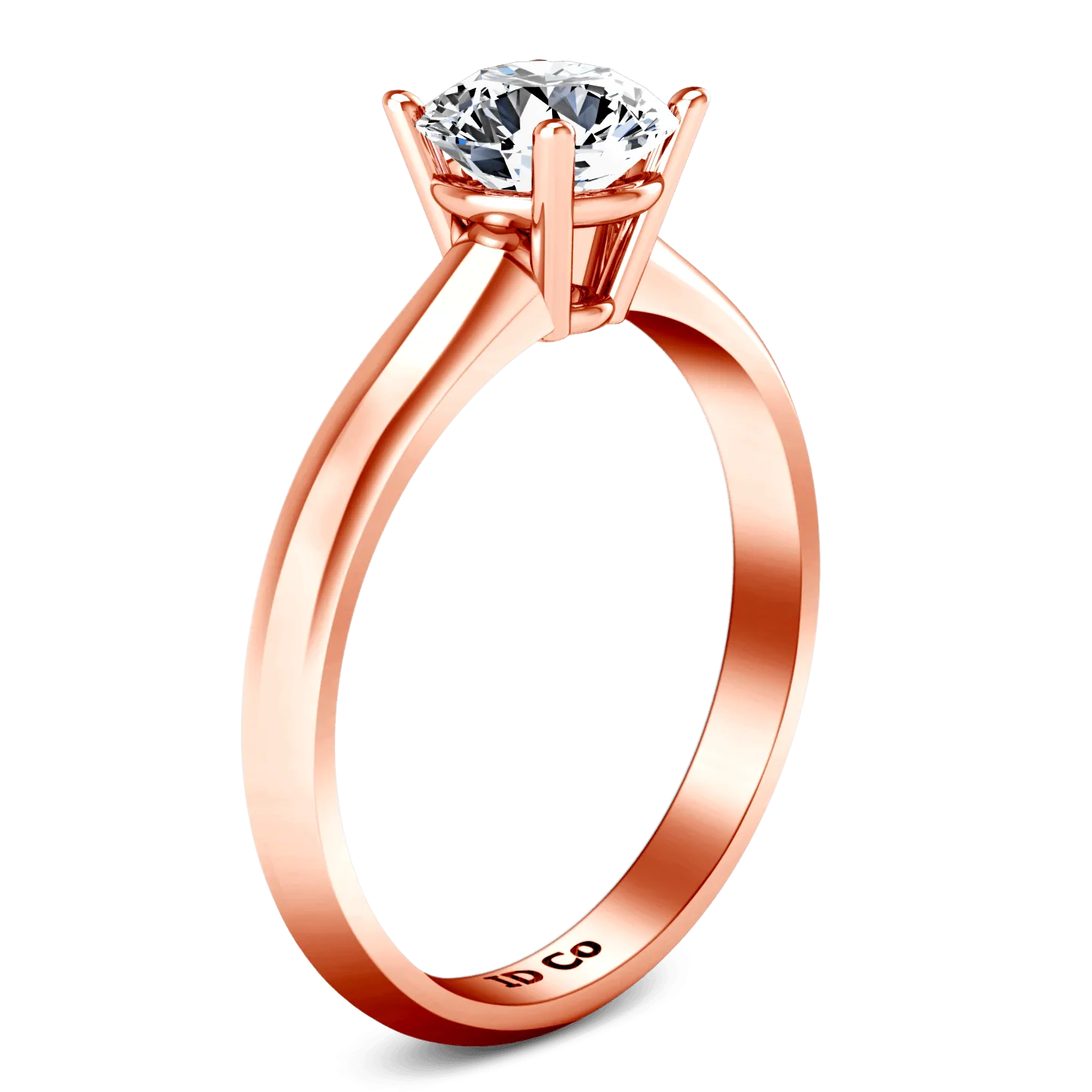 Solitaire Diamond Engagement Ring Carys 14K Rose Gold