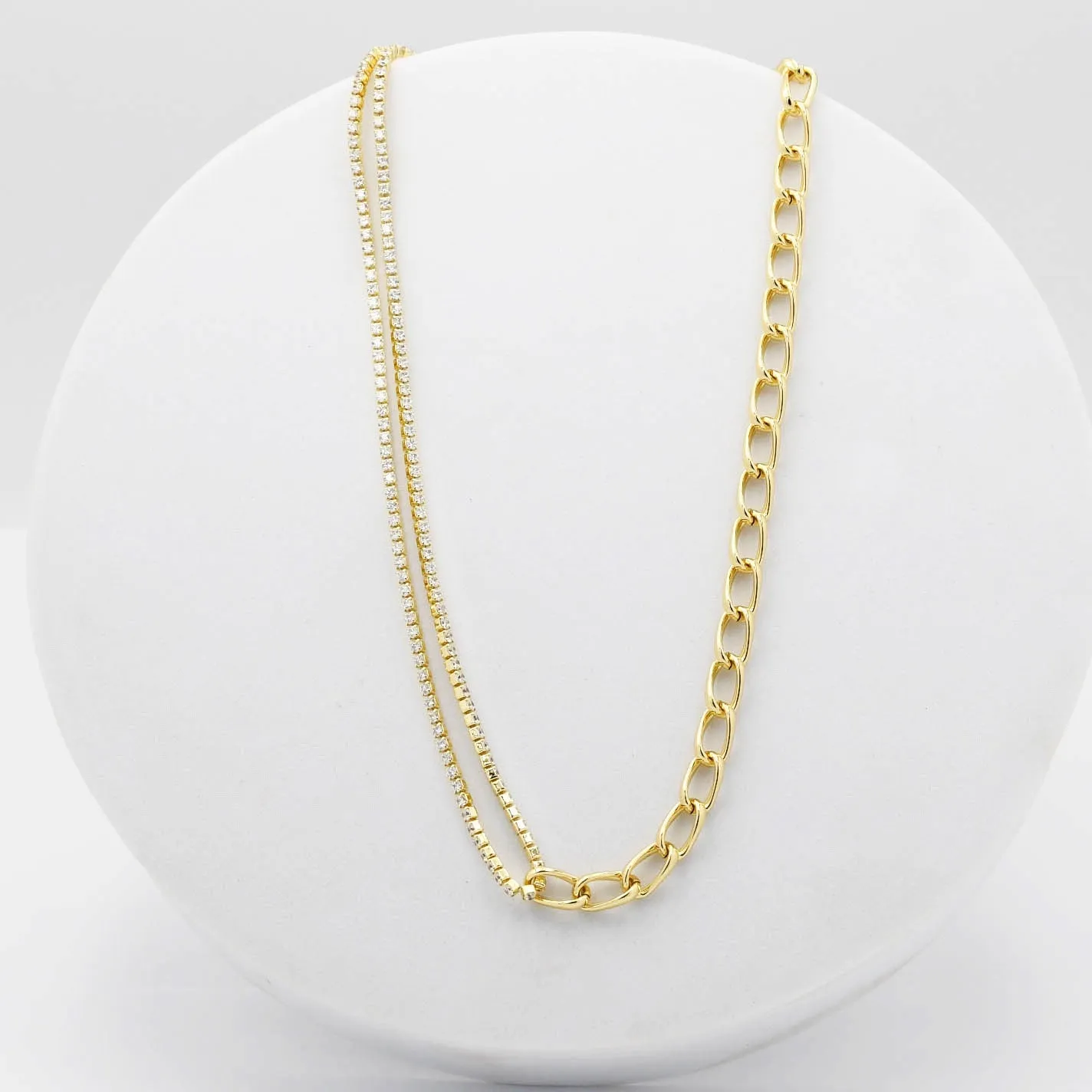 Sparkling Double Chain by Treasure Jewels