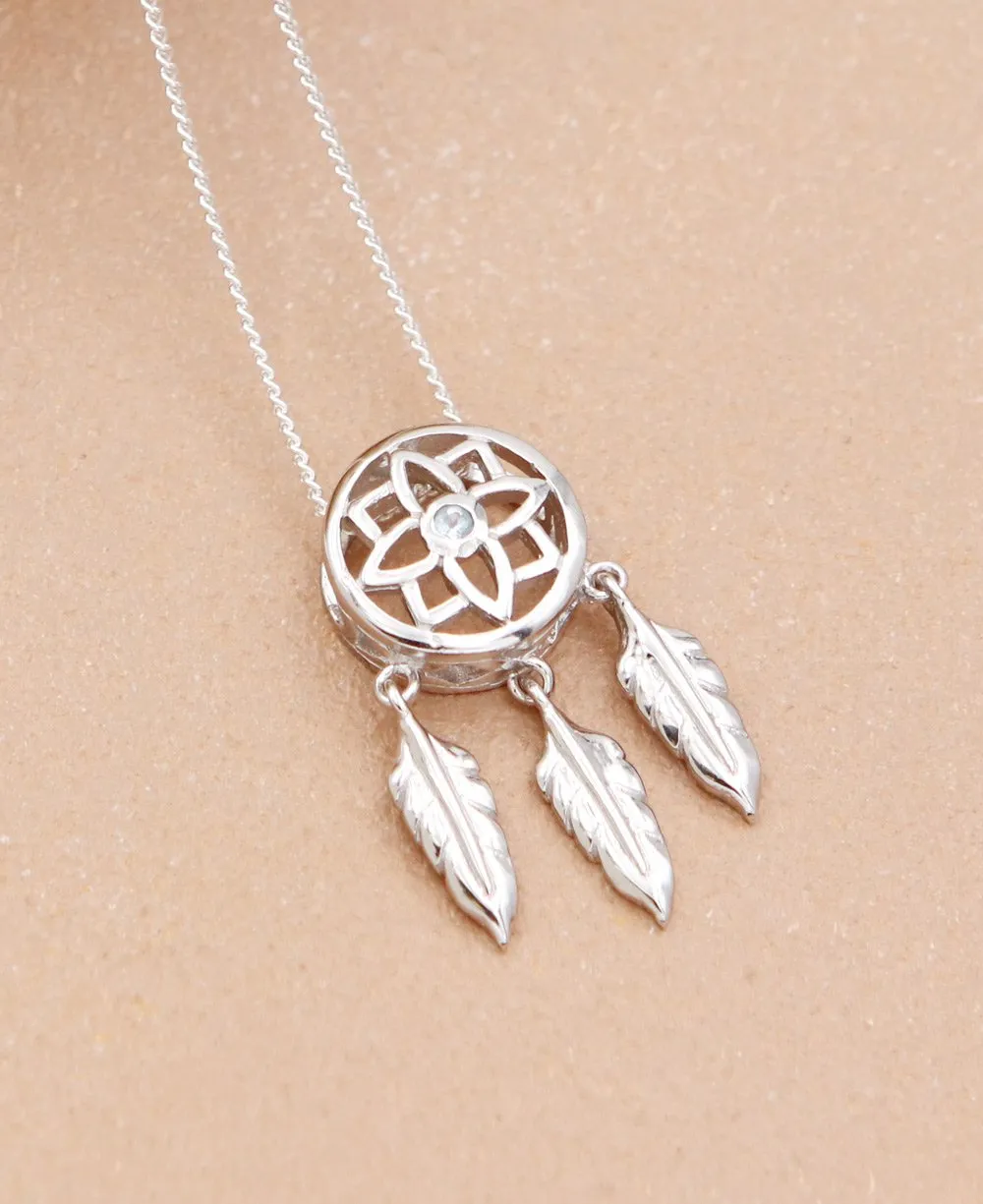 Sparkling Dreamcatcher Necklace